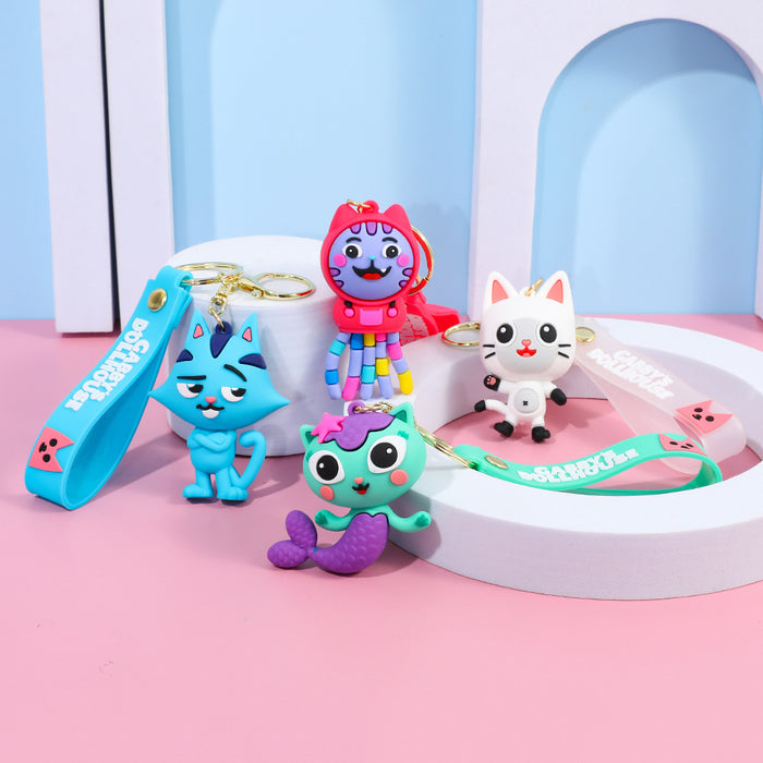 Wholesale Mermaid Cat Keychains