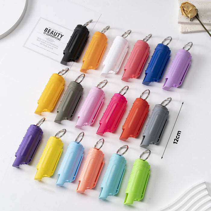 Wholesale Plastic Shell Push-type Spray Keychain JDC-KC-ZY019