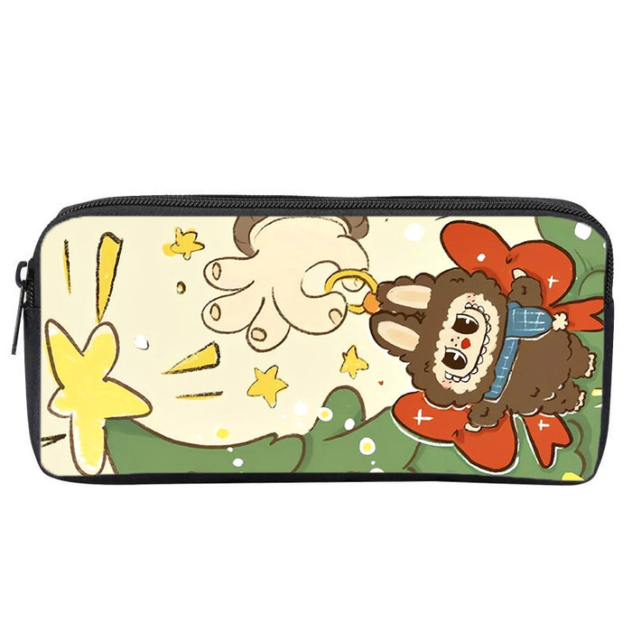 Wholesale Pencil Bag Student Stationery Bag Cartoon Printed Pencil Bag Single Layer Pencil Bag Large Capacity