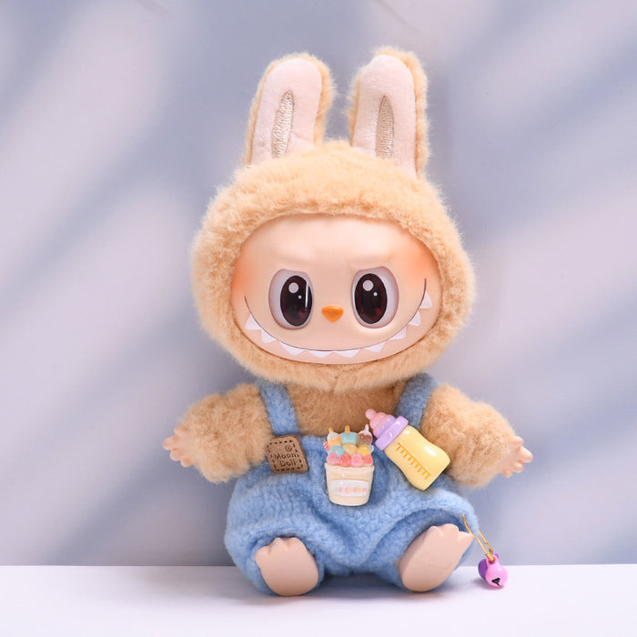 Wholesale Sittings Party Baby Clothes Bottle Overalls Set Baby Doll Clothes Dress Up