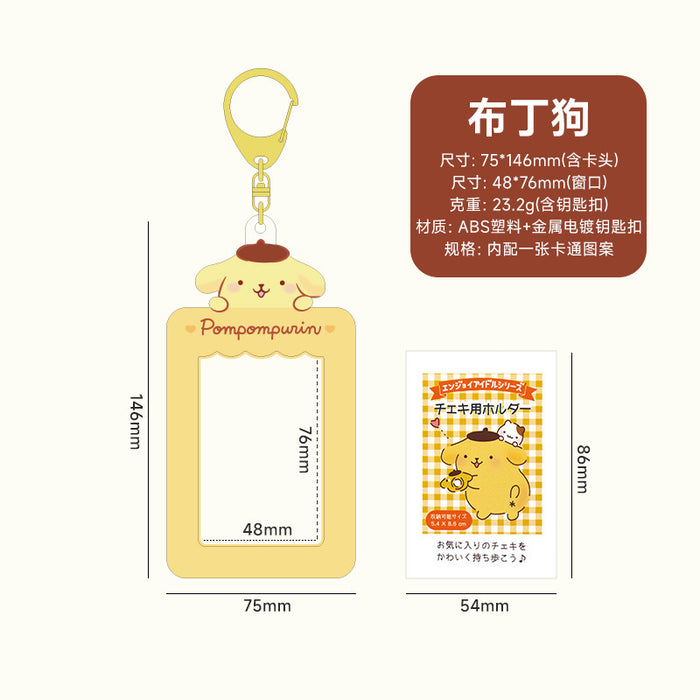 Wholesale  Student Bus Card Meal Card Id Holder Cute  Keychain Pendant Wallet