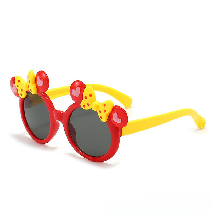 Wholesale Children's Sunglasses Fashion Cute Cartoon Sunglasses Personalized Girls' Sunshade Glasses