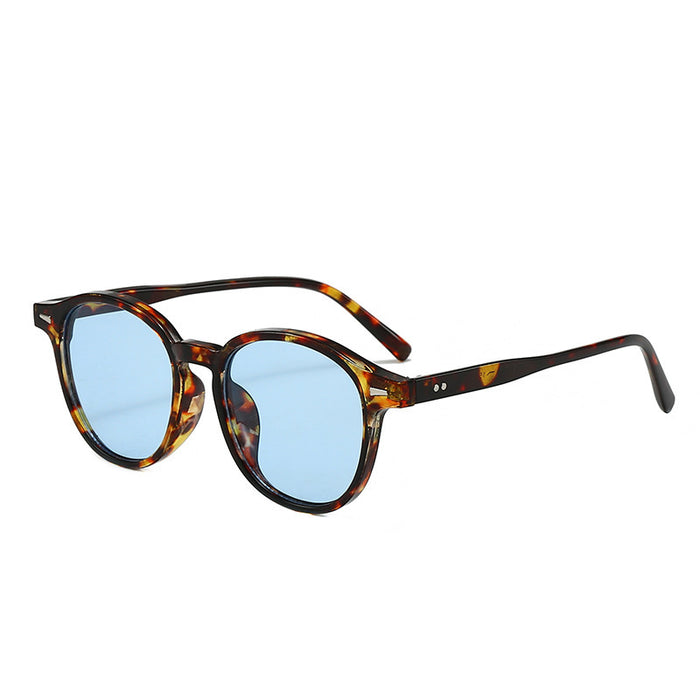 Wholesale New Rice Nail Round Frame Sunglasses Retro Personalized Sunglasses Sunglasses