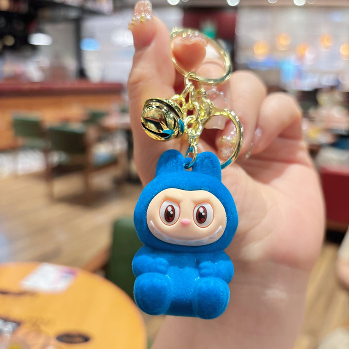 Wholesale Cute Plush Sheep Keychain Bag Small Pendant Plush Cute Grain Car Hanging Decoration Grab Machine Small Accessories