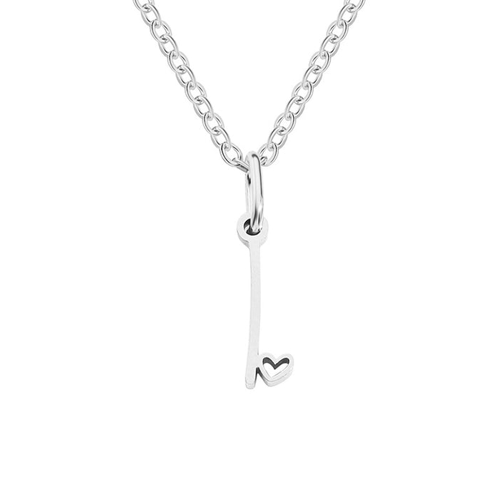 Wholesale Letter Stainless Steel Necklace JDC-NE-TuoF007