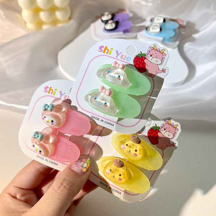 Wholesale Cartoon Cute Children's Plastic Hairpin JDC-HC-Leiyang002