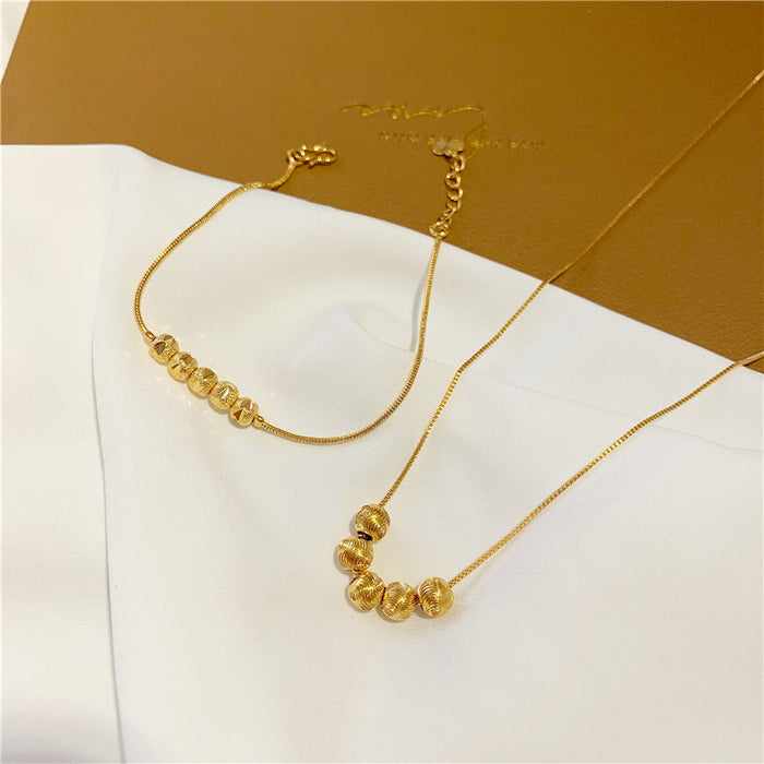 Wholesale Titanium steel necklace, heart-shaped necklace, collarbone necklace