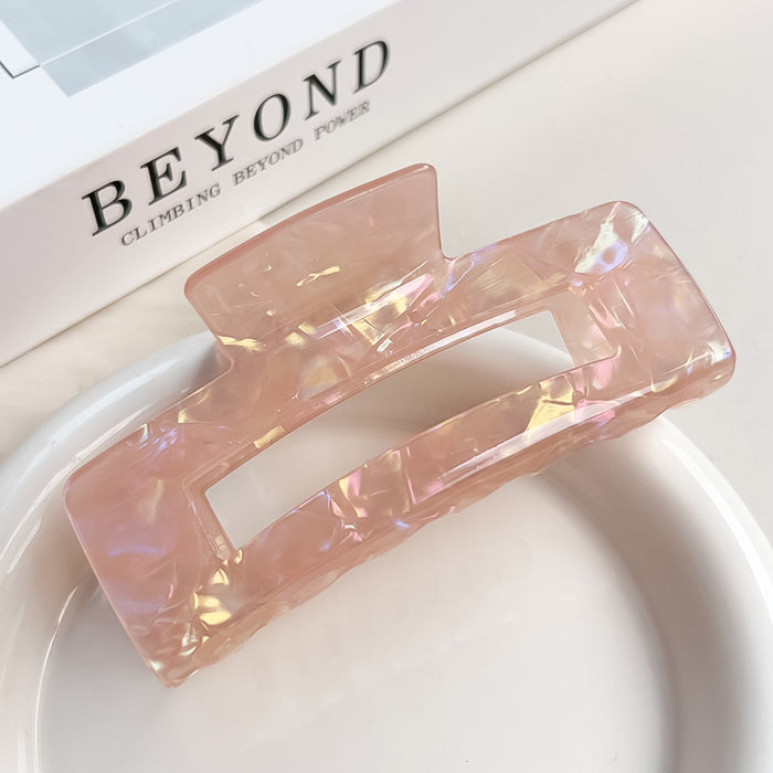 Wholesale Holographic Mermaid Hair Claw Clip Large PVC Women' s Hair Styling Accessory