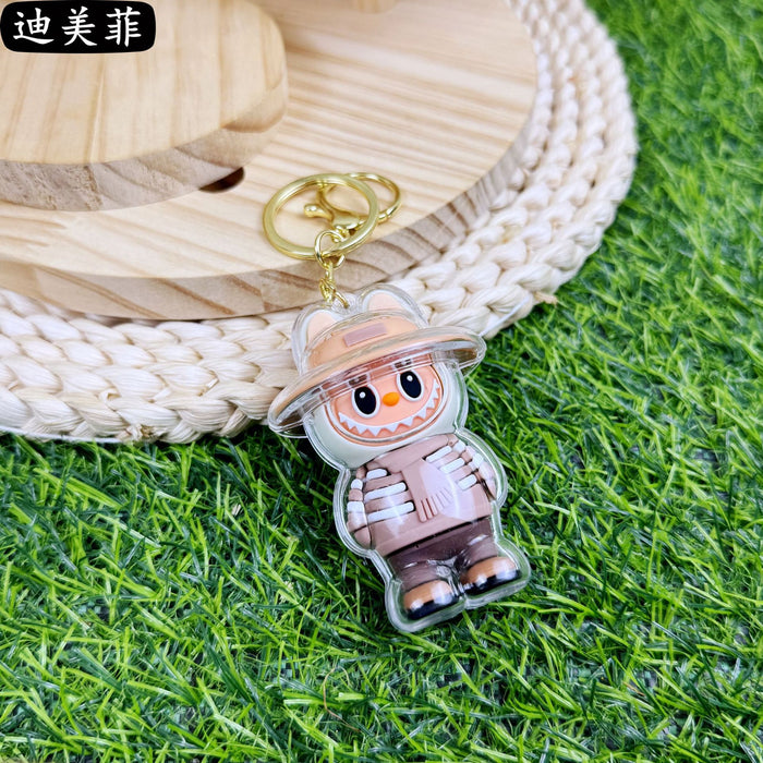 Wholesale Creative Acrylic Cartoon Cute Keychain Popular Children' s Gift Small Pendant Doll