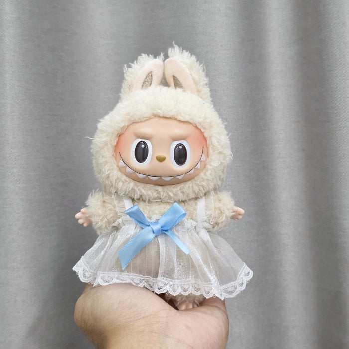 Wholesale Sitting Party Doll Clothes Cola  Vinyl Clothes Fisherman Hat Overalls Set