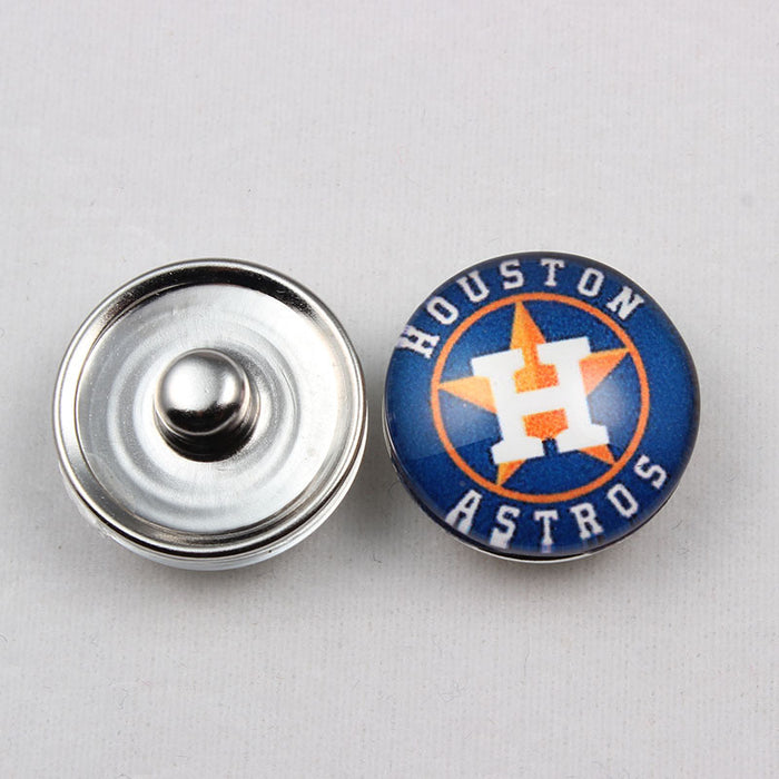 Wholesale 10 pairs/ pack 18mm Ice Hockey Team Button