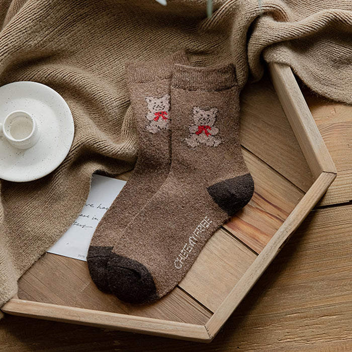 Wholesale Autumn and Winter Thickened Warm Wool Socks JDC-SK-HTJJ001