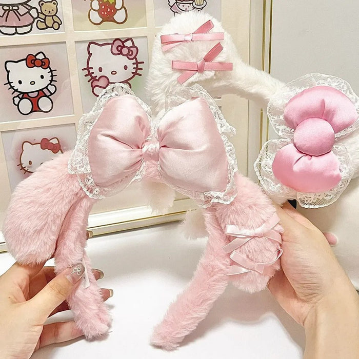 Wholesale Cute bow face wash headband
