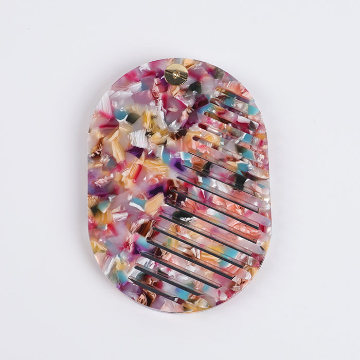 Wholesale Cute Portable Folding Mirror Comb for Girls