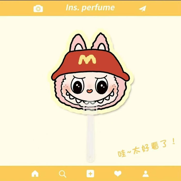 Wholesale Cute Cartoon Fan Portable Hand Fan Summer Round Fan Student Supplies