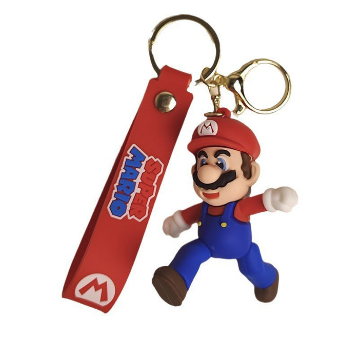 Wholesale Cartoon Silicone Keychain  Car Key Pendant Creative Bag Pendant