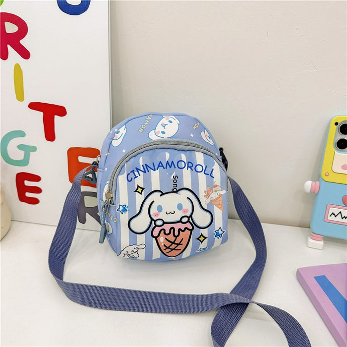 Wholesale Children's crossbody bag cartoon cute chest bag for outdoor leisure, lightweight single shoulder coin purse
