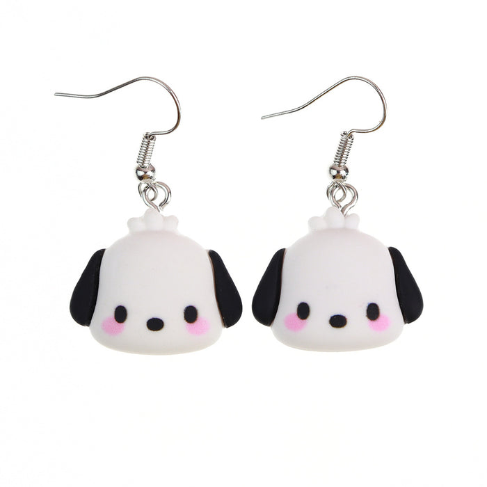 Wholesale Cartoon Resin Earrings JDC-ES-niqing032