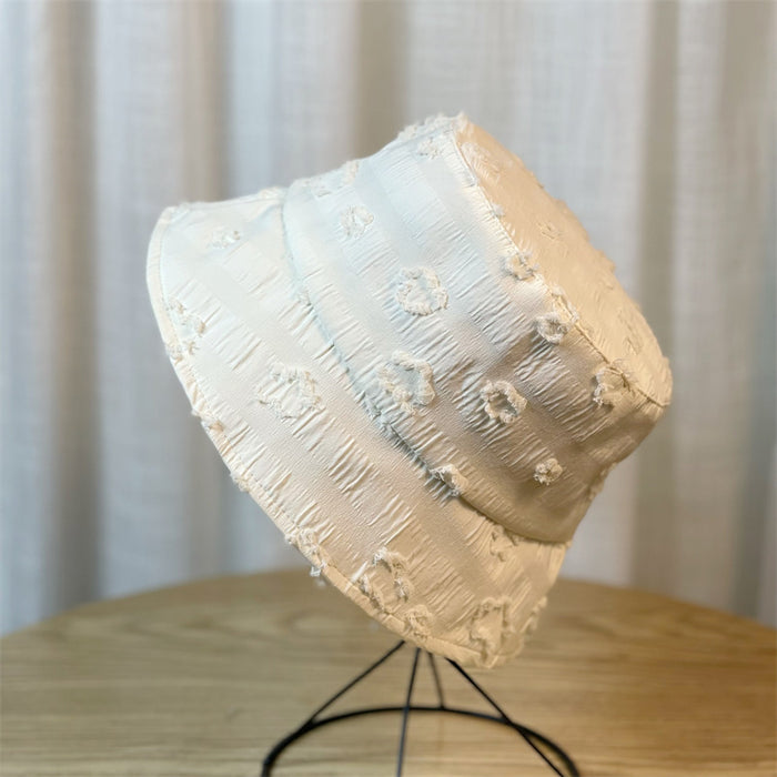 Wholesale wide brim fisherman hat women's  basin hat sun protection sun protection hat fashion