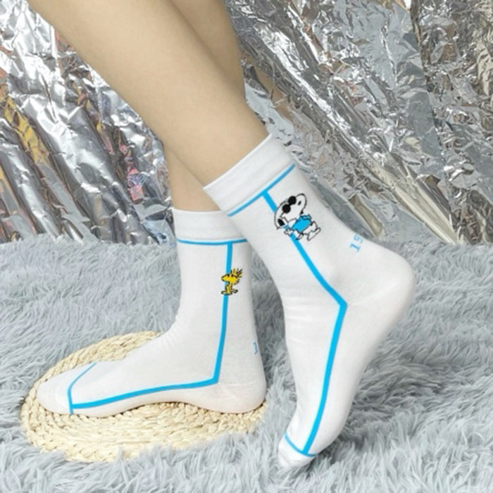 Wholesale New cotton socks breathable mid tube socks trendy socks cute cartoon socks