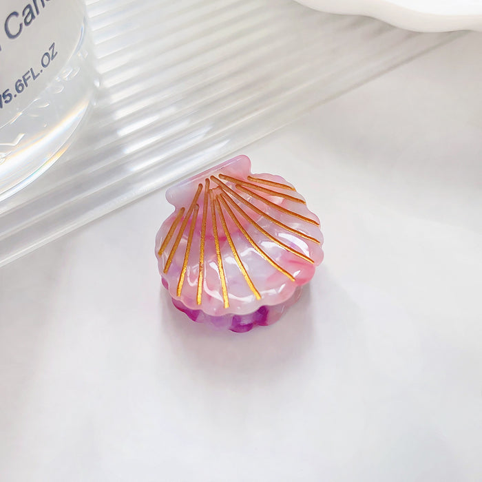 Wholesale Korean Style Acetate Hair Claw Clip Purple Handmade Fashion Accessory