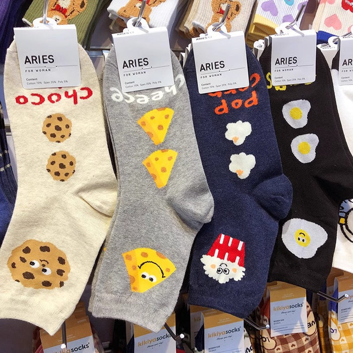 Wholesale Cute Cartoon Girl Socks Colorful for Women