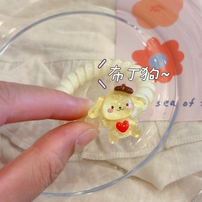 Wholesale Children's Cartoon Resin Hair Cord JDC-HS-Hengy002