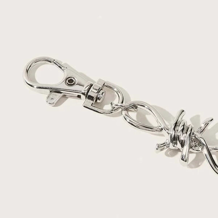 Wholesale Hip hop trend personality thorns thorns thorns waist chain cool and handsome thorns pants chain clothing chain