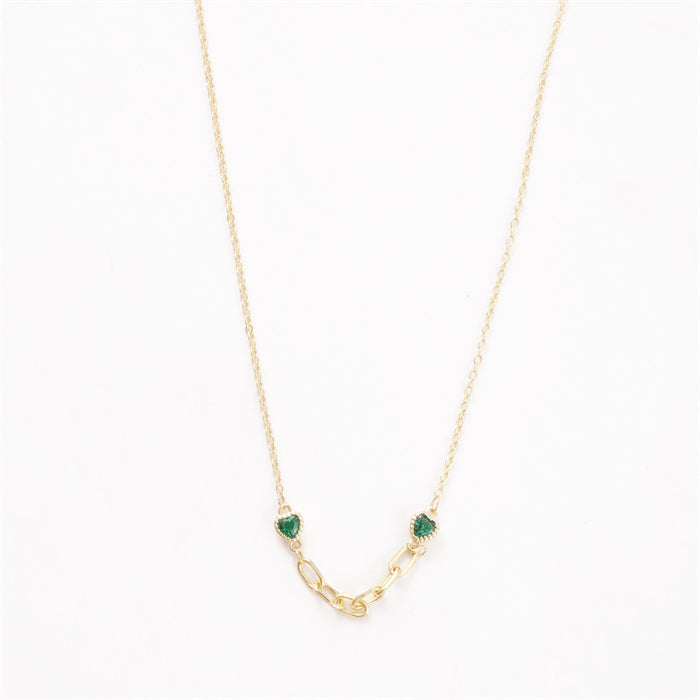 Wholesale Versatile and minimalist necklace, new heart-shaped temperament necklace