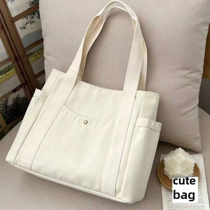 Wholesale Large Capacity Tote Canvas Bag Commuting Versatile Shoulder Bag Bag