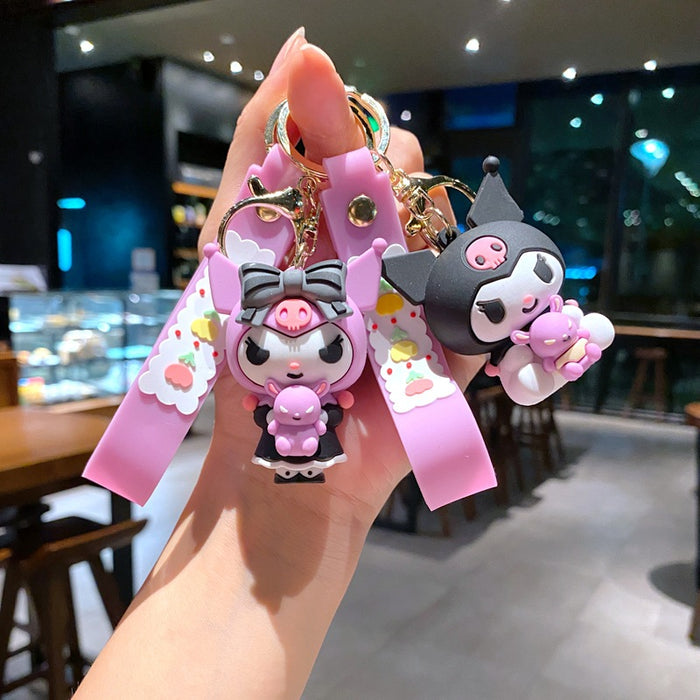 Wholesale Cartoon Cute Keychain Doll Backpack Car Keychain Pendant