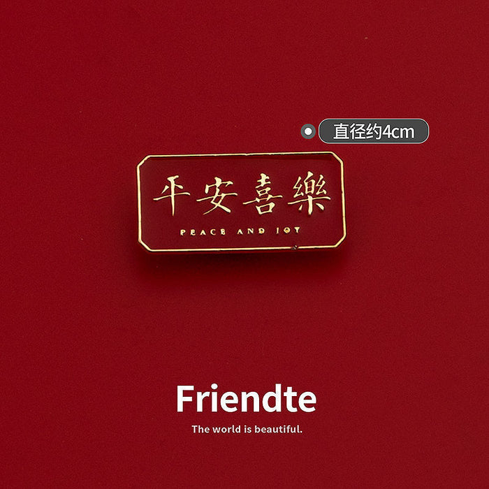 Wholesale Cute couple brooch badge, student bag, clothing accessory