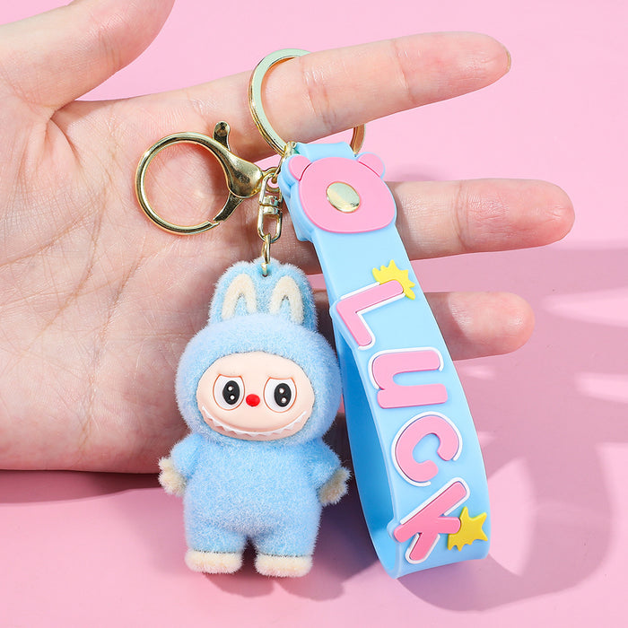 Wholesale Plush keychain cartoon figurine backpack pendant car keychain small gift wholesale