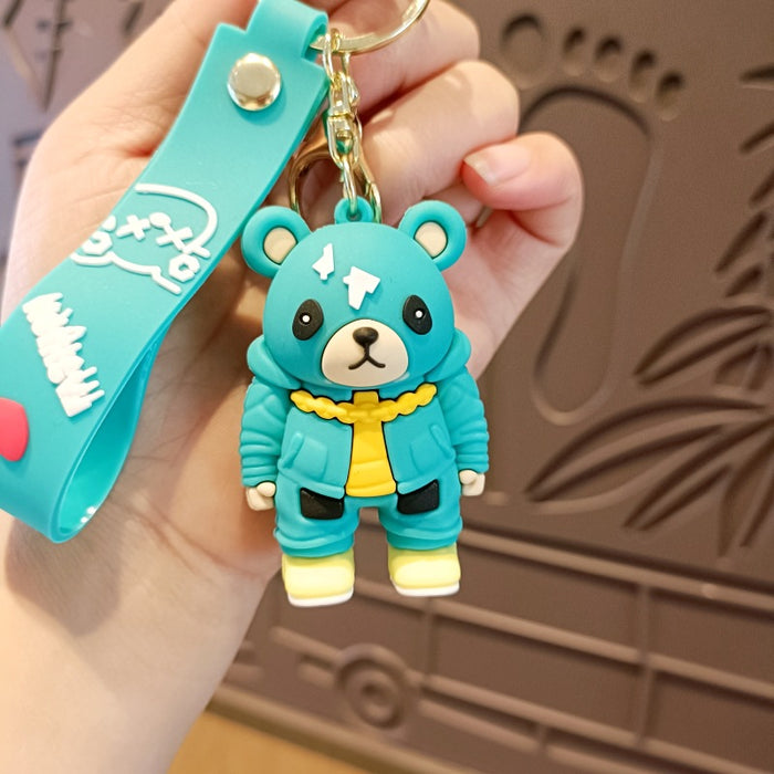 Wholesale Cute 3D Doll Silicone Keychain JDC-KC-MingT137