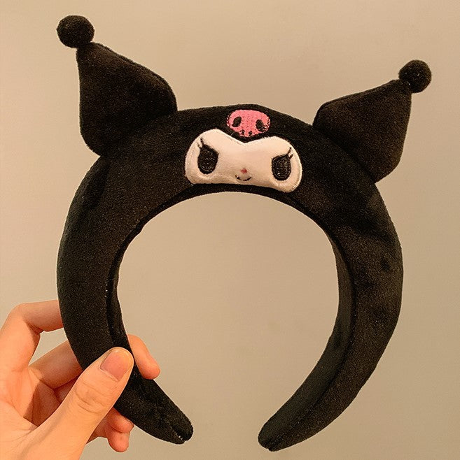 Wholesale Cartoon Cute Plush Headdress Makeup Headband Hairband Hairpin Ring Female Headband JDC-HD-Shuy008