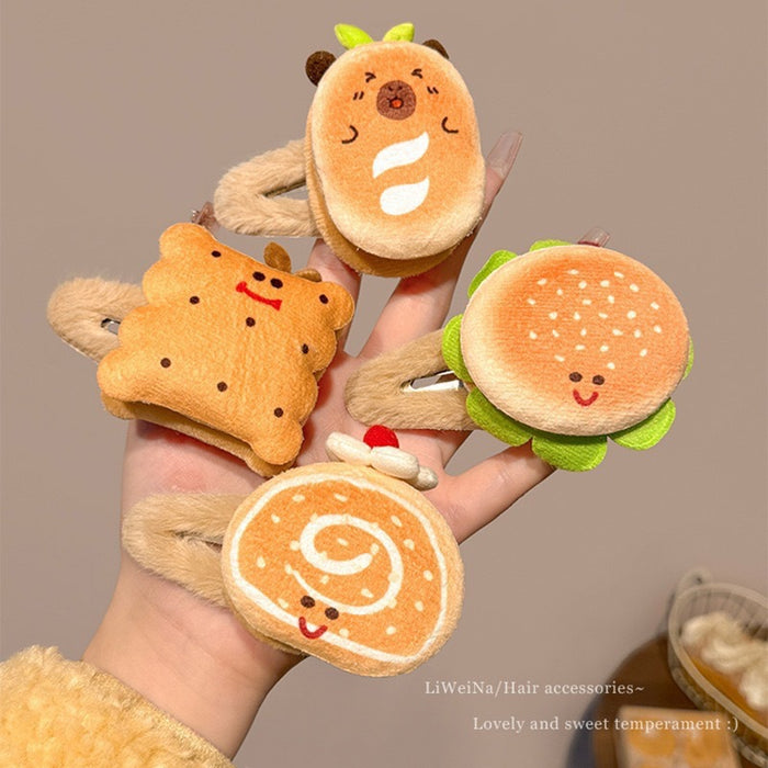 Wholesale Food Cartoon Cute Hair Clips