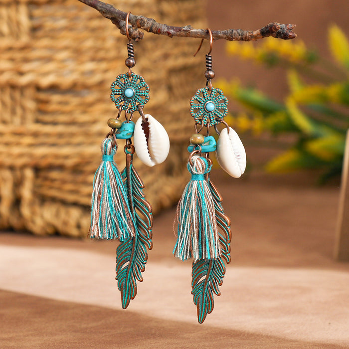 Wholesale Geometric Alloy Tassel Earrings for Women Party Wear Fashion Accessory MOQ≥2