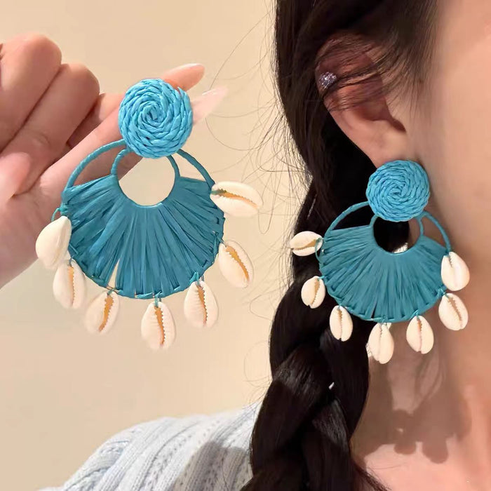 Wholesale Sun Flower Earrings - New Exaggerated Ear Accessories