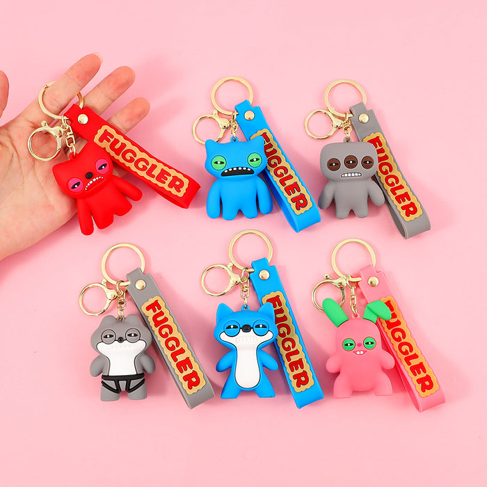 Wholesale Tooth Monster Keychain Pendant Doll