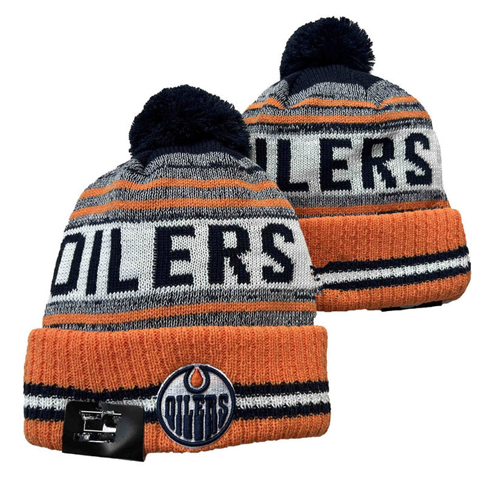 Wholesale Autumn and winter warm and cold-proof embroidered knitted fashionhat