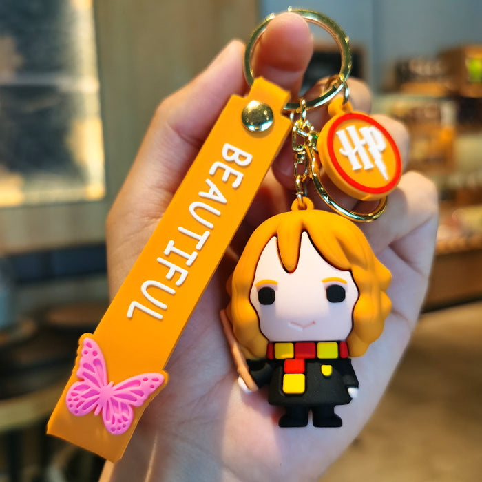 Wholesale Cartoon Silicone Doll Keychain JDC-KC-Tingm277