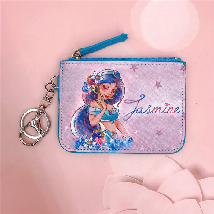 Wholesale PU Cartoon Printing with Key Ring Card Holder Coin Purse JDC-WT-YaLL019