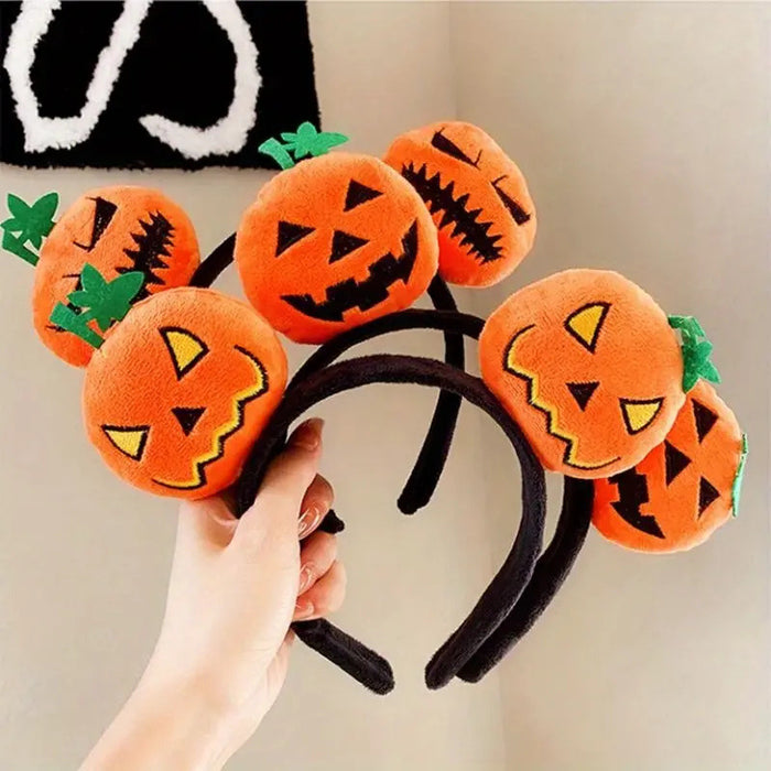 Wholesale Funny Pumpkin Headband Cute Pumpkin Devil Doll Headband  Party Hair Accessories