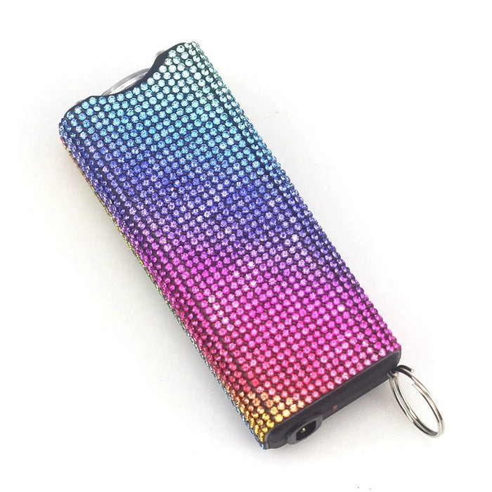 Wholesale Plastic Diamond Flashlight Keychain JDC-KC-TouMS003