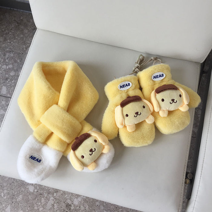 Wholesale Cute Cartoon Embroidered Children' s Scarves