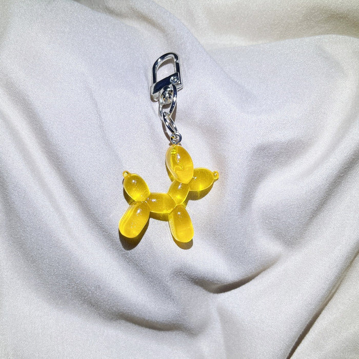 Wholesale Laser luminous ball dog key chain