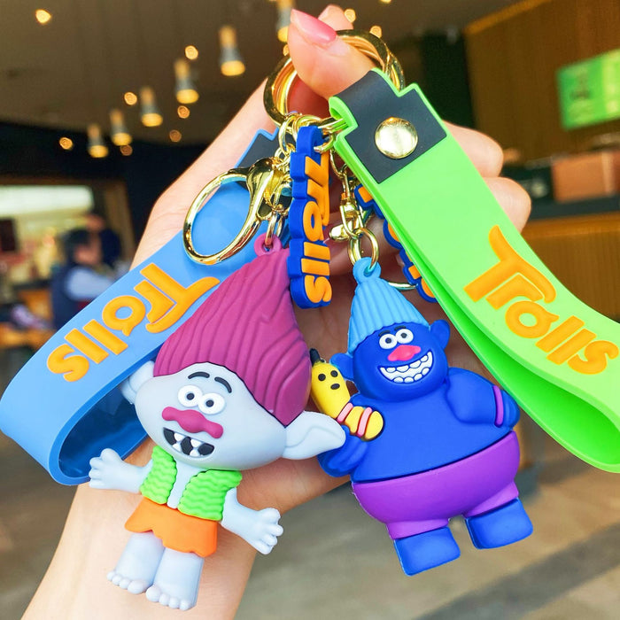 Wholesale Silicone Cartoon Doll Keychain JDC-KC-MingT113