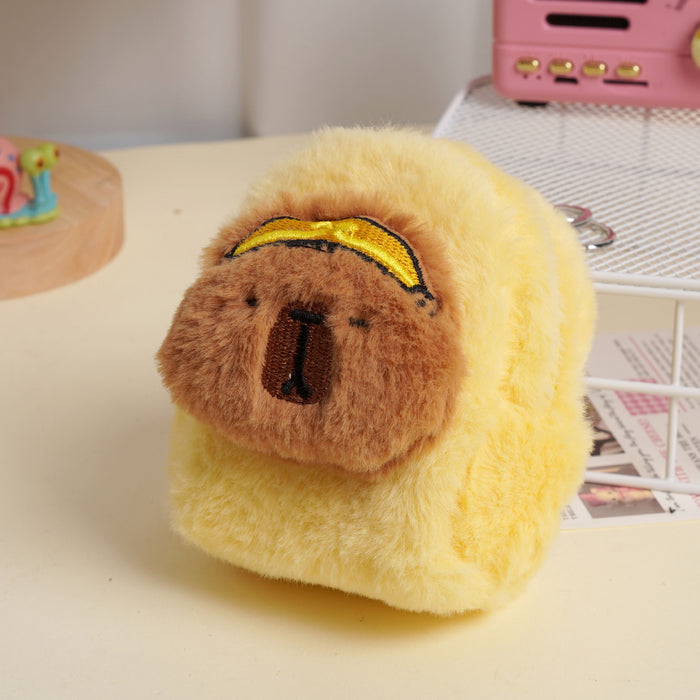 Wholesale Cartoon Plush Coin Purse Student Key Holder Wallet