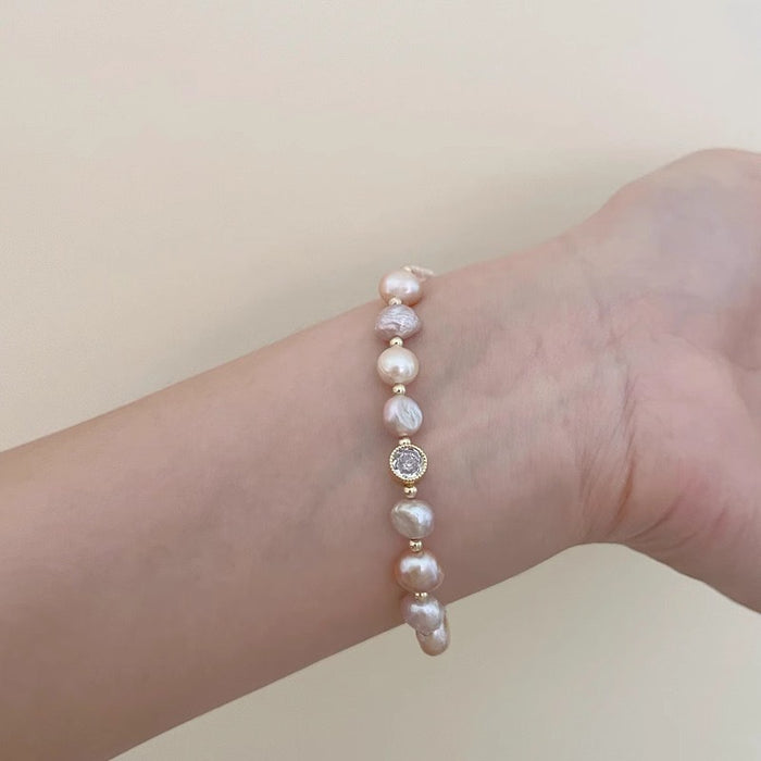 Wholesale  Freshwater Pearl Beaded Bracelet for Women All-match Bracelet