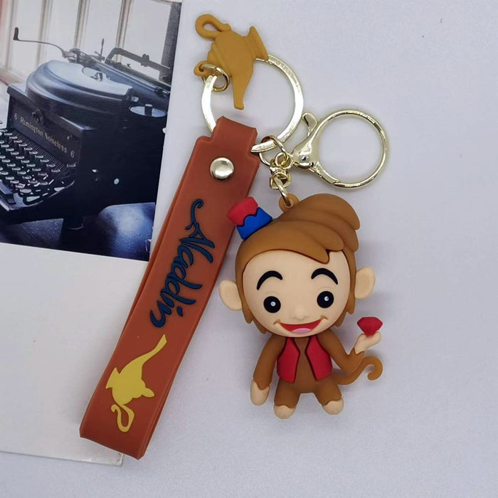 Wholesale cartoon  lamp doll key chain pendant bag car key chain accessories gift